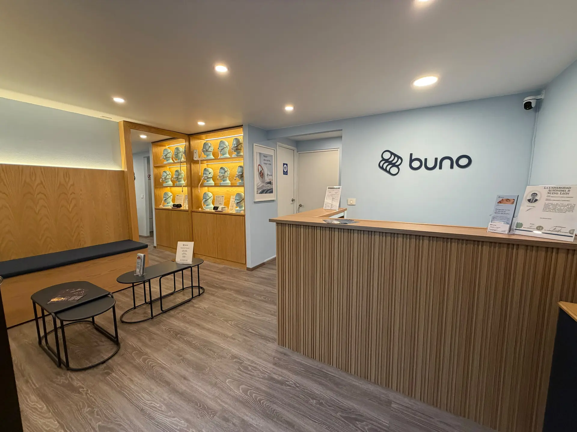 Recepción de una clínica buno